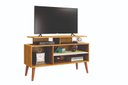Ver imagem 2 de Rack para Tv de 42 Pés de Madeira Suporte Robusto 110cm:naturale/off White