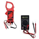 Ver imagem 1 de Kit Alicate Amperímetro Digital Cat Ii 600v Va-750 + Multímetro Digital Corrente Resistência Md-300