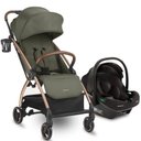 Ver imagem 1 de Carrinho Compacto Joy Army Green + Bebe Conforto I-prime - Kikka Boo