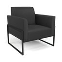 Ver imagem 4 de Sofá Namoradeira com 2 Poltronas Base Industrial Alta Preto Marisa Corino D03 - D’Rossi