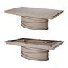 Mesa de Bilhar Sinuca e Jantar Sullivan Versátil com Tampo Removível 248 Cm Base Oval Fendi G84 - Gr - 8
