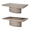 Ver mais imagens de Mesa de Bilhar Sinuca e Jantar Sullivan Versátil com Tampo Removível 248 Cm Base Oval Fendi G84 - Gr