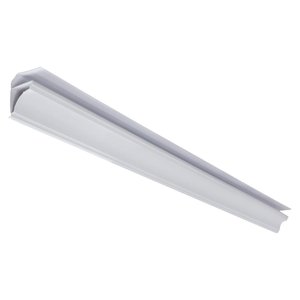 Rodateto Pvc 8mmx38mmx3,00m 5 Un Azn - Branco Gelo