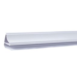 Rodateto Pvc 8mmx38mmx3,00m 5 Un Azn - Branco Gelo - 2