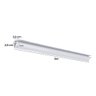 Rodateto Pvc 8mmx38mmx3,00m 5 Un Azn - Branco Gelo - 7