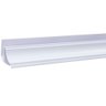 Rodateto Pvc 8mmx38mmx3,00m 5 Un Azn - Branco Gelo - 3