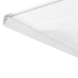 Rodateto Pvc 8mmx38mmx3,00m 5 Un Azn - Branco Gelo - 4