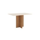 Ver imagem 1 de Mesa de Jantar Kira 04 Lugares 120 Cm S228 Nature Off White - Henn