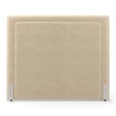 Ver imagem 3 de Cabeceira Cama Box King Size Alba 195cm com Frame Veludo Bege - Desk Design