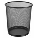 Ver imagem 1 de Lixeira de Ferro Redonda 12,5l Preto Ordene