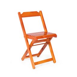 Conjunto Dobrável 120 X 70 com 6 Cadeiras Cor Mel Móveis Britz - 7