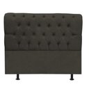Ver imagem 2 de Cabeceira Estofada Paris 140cm Casal para Cama Colchão Box Quarto Linho Marrom - Aurora Line