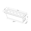 Ver imagem 4 de Spot Nordecor 6733 Downlight Embutir Powerus 38° 10w 3000k Irc>90 Br
