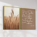 Ver imagem 2 de Quadro Decorativo Trigo e Versículo Bíblico