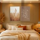 Ver imagem 4 de Quadro Decorativo Trigo e Versículo Bíblico