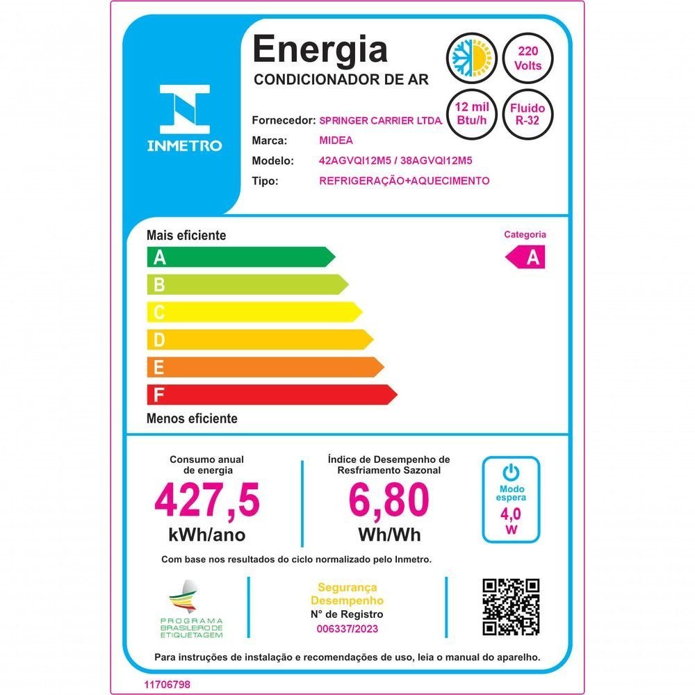 Ar Condicionado Inverter Midea Connect 12000 Btu Quente/frio - 5