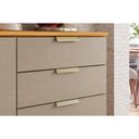 Ver mais imagens de Balcão Cozinha Alba c/2 Portas 2GAVS 120cm Nude Demóbile