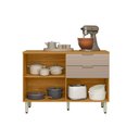 Ver imagem 4 de Balcão Cozinha Alba c/2 Portas 2GAVS 120cm Nude Demóbile