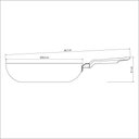 Ver imagem 2 de Frigideira Funda 28cm 3,3l Tramontina Alumínio Antiaderente Starflon Max Tramontina