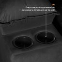 Ver mais imagens de Sofá Veneza 2,40m Retrátil Reclinável Preto USB e Porta Copos - King House