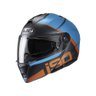 Capacete Hjc I90 May Azul E Laranja 59 - 1
