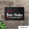 Tapete Capacho BEM VINDOS A NOSSA CASA 60x40 Entrada Apto - 4