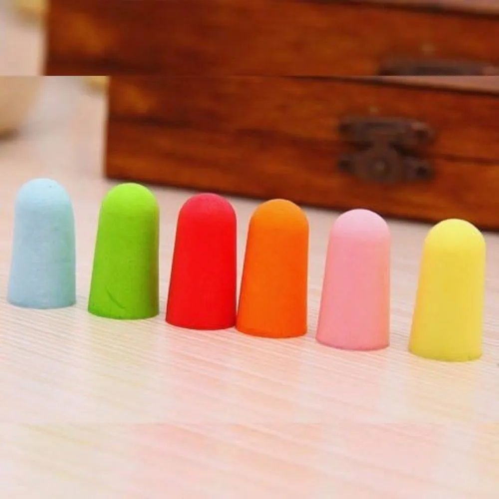 6x Pares Protetor Abafador Auricular Espuminha de Ouvido Earplug - 3