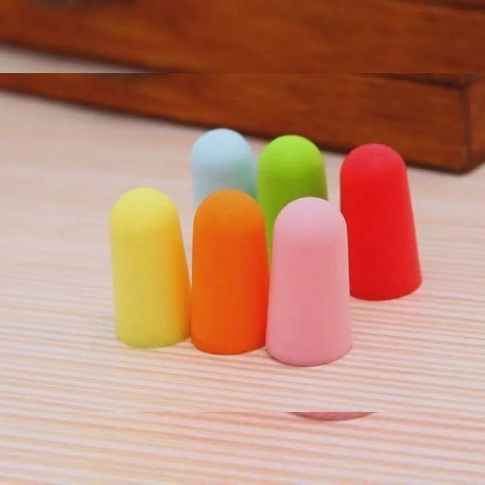 6x Pares Protetor Abafador Auricular Espuminha de Ouvido Earplug - 4