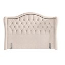 Ver imagem 2 de Cabeceira Cama Box Casal 140 cm P05 Lisboa Linho Cru - Lyam Decor