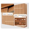 Guarda Roupa Casal Everest Mdf 10 Portas 4 Gavetas 13 Prateleiras - 5