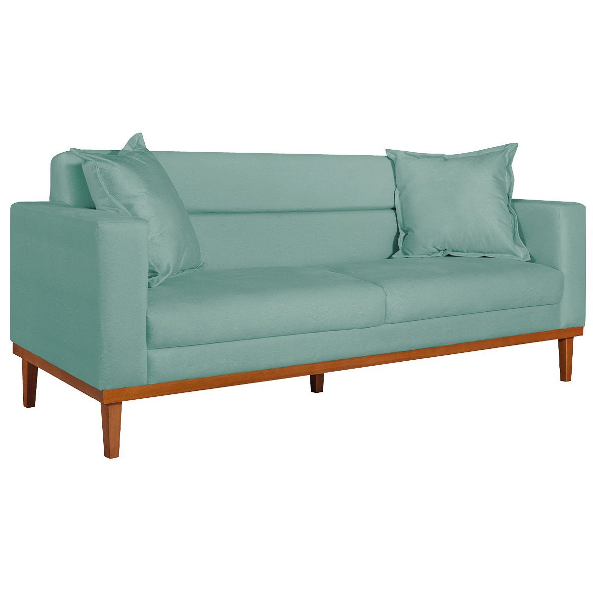 Sofá 2 Lugares Viena Suede Doce Sonho Móveis Sofá 2 Lugares Sofás