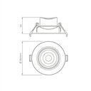 Ver imagem 3 de Spot de LED Stella Easy MR16 Embutir Redondo Direcionável 4,5W 4000k Branco Stella