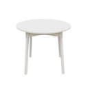 Ver mais imagens de Mesa de Jantar Colonial Brisa, Rústica Cor Branca 90cm Redon
