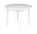 Ver imagem 3 de Mesa de Jantar Colonial Brisa, Rústica Cor Branca 90cm Redon