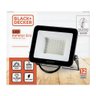 Refletor Led Eco 100-240v 3000k 100w 8000 Lúmens Ip65 Black+decker - 3
