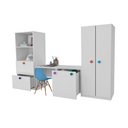 Ver imagem 6 de Kit Armário Montessoriano Rubi 100% Mdf + Eiffel Azul