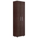 Ver imagem 1 de Multiuso 2 Portas 4 Prateleiras Breatriz 190cm Ajl Móveis Castanho