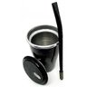 Copo Tereré Alumínio Térmico Bomba Inox Mola Diversas Cores Gastrobel Preto - 4