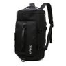 Mochila Viagem Esporte Bolsa Transversal Unissex Impermeável - Preto - 1