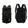 Mochila Viagem Esporte Bolsa Transversal Unissex Impermeável - Preto - 2