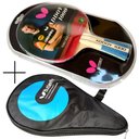 Ver imagem 2 de Kit Raquete Butterfly Addoy 1000 + Raqueteira Capa Case Bty