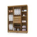 Ver imagem 4 de Guarda Roupa Casal Olite Imperial Nature 6 Portas 3 Gavetas MDP com Pés de Madeira Mobiliart