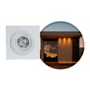 Ver imagem 5 de Spot Luminária Slim Sobrepor Teto Beiral Alumínio Led 7w Branco Quente Externo St3250 - Branco