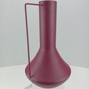 Ver imagem 4 de Vaso Decorativo Enfiete Casa Aparador Garrafa Home&Co Metal 35x21x21cm Roxo