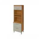 Ver imagem 1 de Paneleiro Nesher Torre Quente Princesa 2pt/1gav 70cm (freijo - Off White)