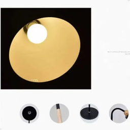 Luminária De Chão Articulada Abajur Estúdio Coluna Oslo 1,74cm E27 - 4