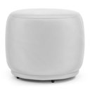 Ver imagem 1 de Puff Decorativo Orgânico Living Molly Redondo Couríssimo Branco - Desk Design