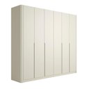 Ver imagem 4 de Guarda Roupa Casal Luna 6 Portas de Bater 6 Gavetas MDF Laqueado Luna 276cm Casa Lar Shop