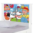 Ver imagem 5 de Bicama Solteiro Tema Fazendinha Feliz Adesivada Cama Auxiliar Mdf/mdp