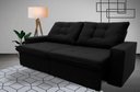 Ver imagem 1 de Sofá Retrátil/Reclinável Malta 2,00m Suede Velut com Molas no Assento King House